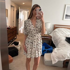 GANNI mini floral dress